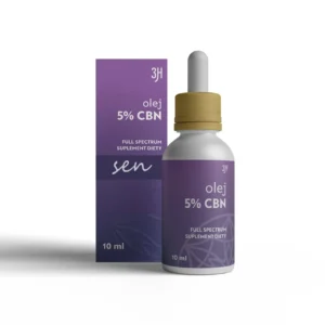 olejek cbn 5% na sen – full spectrum 10 ml